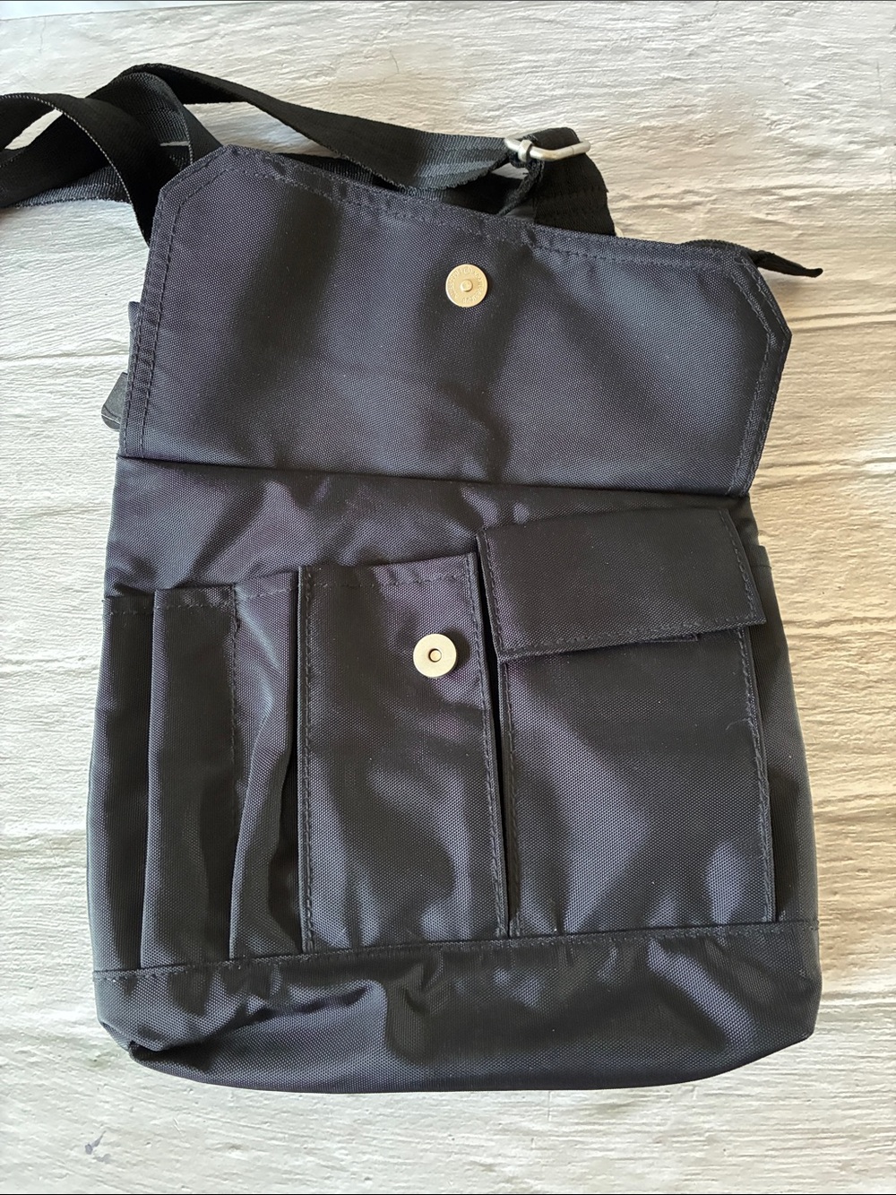 Derek Alexander Black Nylon Crossbody Bag Unisex - Picture 4 of 15